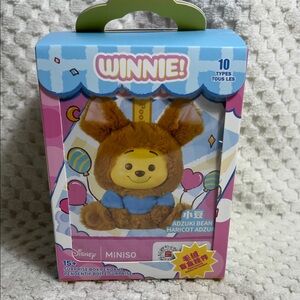 Miniso Winnie the Pooh Roo Vinyl Face Plush Pendant